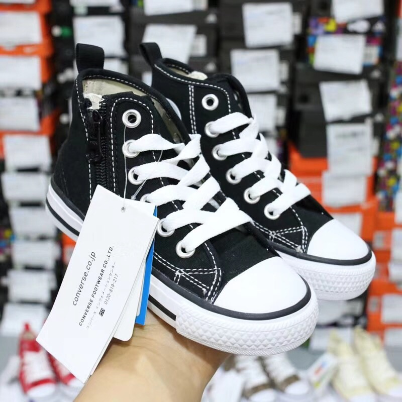 Classic Converse zipper high-top children_s canvas shoes children_s shoes 22-35-435262d6